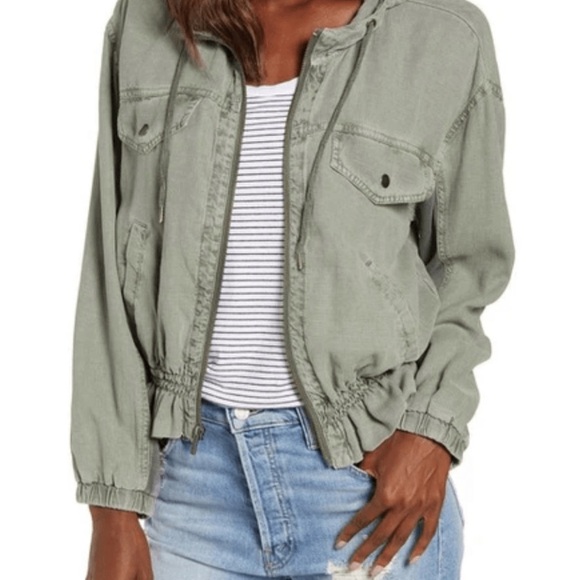 Splendid Bohdi Utility Spring Green Jacket - Picture 1 of 13